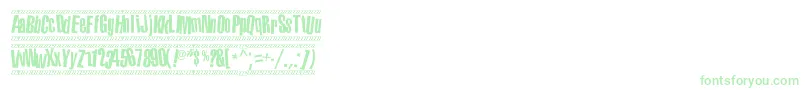 1980port Font – Green Fonts on White Background