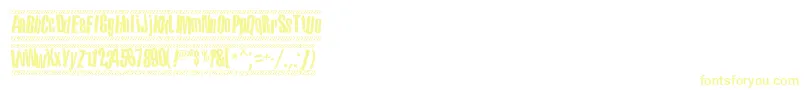 Czcionka 1980port – żółte czcionki