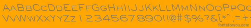 En savoir plus sur la police EyechartbackslantRegular Police EyechartbackslantRegular – polices grises sur fond orange