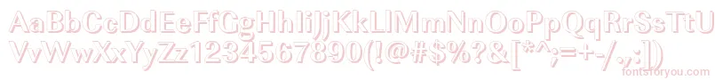 ImperialshBold Font – Pink Fonts on White Background