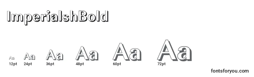 ImperialshBold Font Sizes