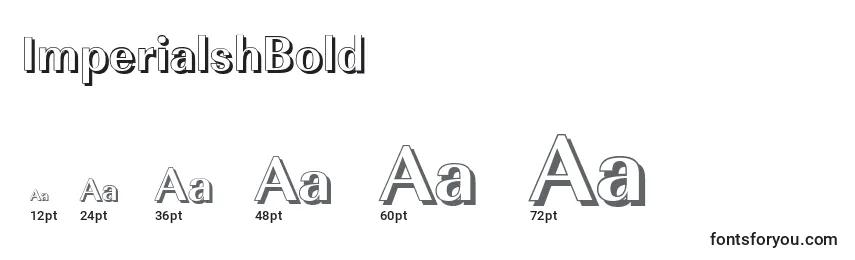 Größen der Schriftart ImperialshBold