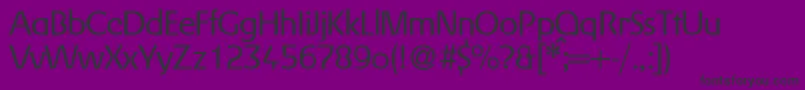 GerlinglightRegularDb Font – Black Fonts on Purple Background