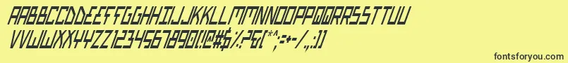 Biotypci-fontti – mustat fontit keltaisella taustalla