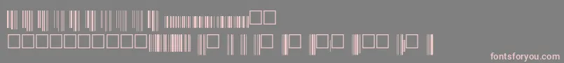 V200015-fontti – vaaleanpunaiset fontit harmaalla taustalla