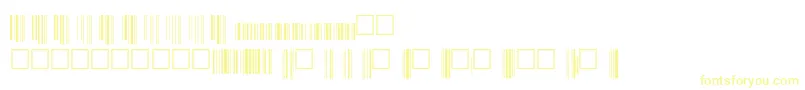 フォントV200015 – 白い背景に黄色の文字