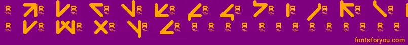 More about YawTaht Font YawTaht Font – Orange Fonts on Purple Background