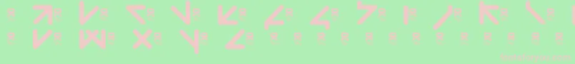More about YawTaht Font YawTaht Font – Pink Fonts on Green Background