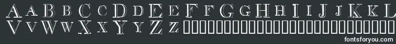Шрифт Decdiff – белые шрифты