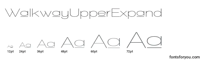 WalkwayUpperExpand Font Sizes
