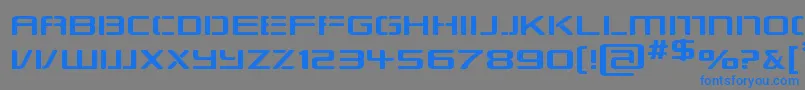 Repkexp Font – Blue Fonts on Gray Background