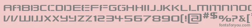 Repkexp Font – Gray Fonts on Pink Background