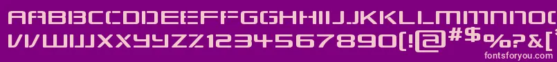 Repkexp Font – Pink Fonts on Purple Background