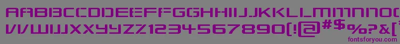 Repkexp-Schriftart – Violette Schriften auf grauem Hintergrund