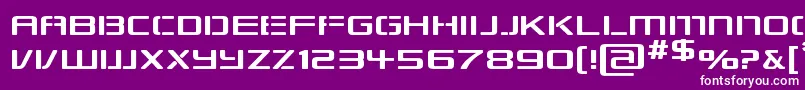 Repkexp Font – White Fonts on Purple Background