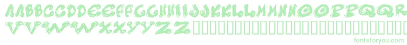 Weitere Informationen zur Messydots-Schriftart Messydots-Schriftart – Grüne Schriften
