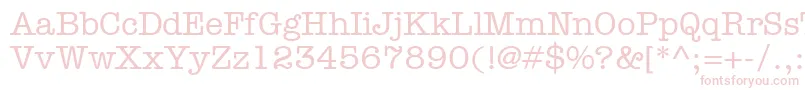 KeyboardSsiMedium Font – Pink Fonts on White Background