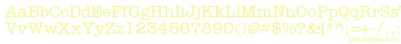 KeyboardSsiMedium-fontti – keltaiset fontit