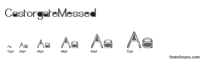 CastorgateMessed Font Sizes