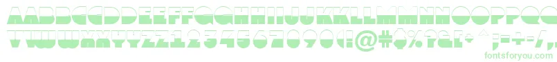 Grotob1 Font – Green Fonts on White Background