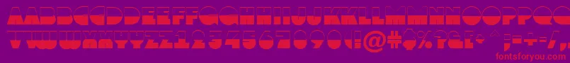 More about Grotob1 Font Grotob1 Font – Red Fonts on Purple Background