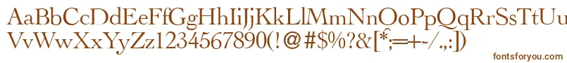 Шрифт LegaRegular – коричневые шрифты
