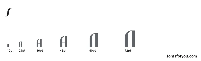 Studebaker Font Sizes
