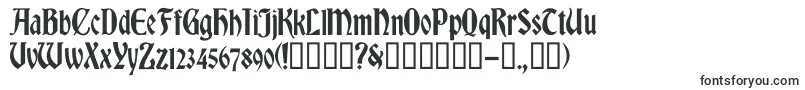 Romvelc-fontti – Alkavat R:lla olevat fontit
