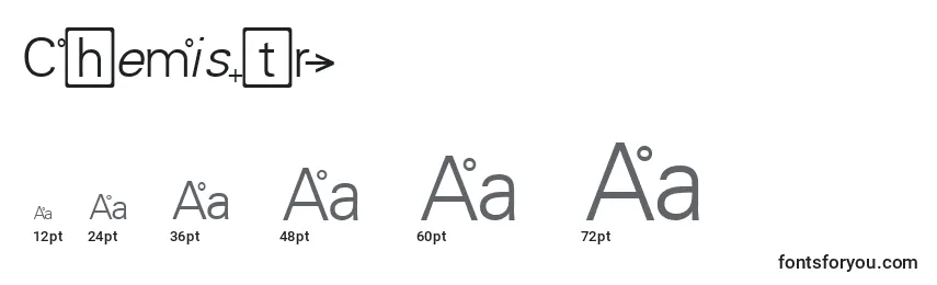 Chemistr Font Sizes