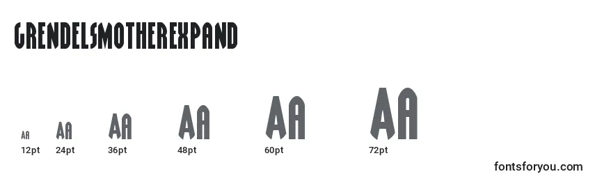 Grendelsmotherexpand Font Sizes