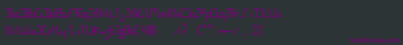 TheBlock Font – Purple Fonts on Black Background