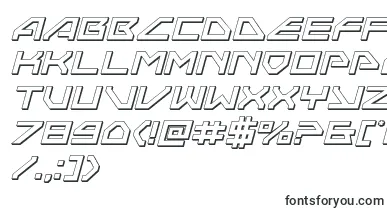 Neonavy3Dital font – Fonts By Shape