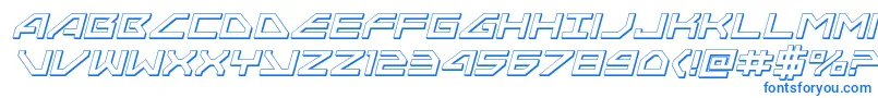 Neonavy3Dital Font – Blue Fonts