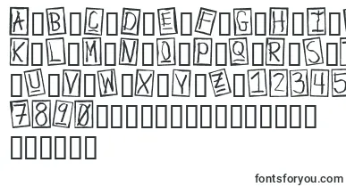  Human font