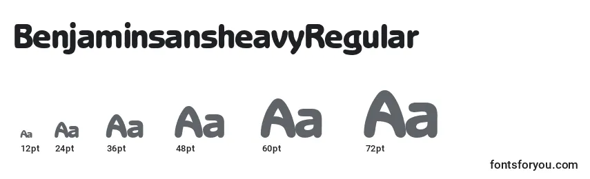 BenjaminsansheavyRegular Font Sizes