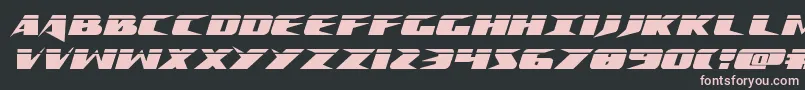 Crimesyndicatelaser Font – Pink Fonts on Black Background