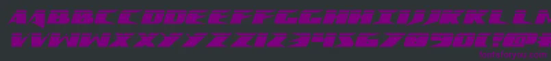 Crimesyndicatelaser Font – Purple Fonts on Black Background