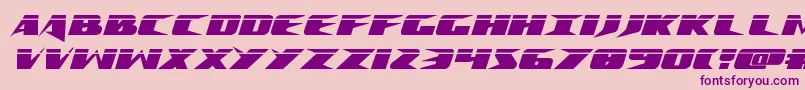 Crimesyndicatelaser Font – Purple Fonts on Pink Background