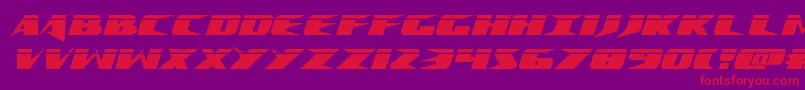 Crimesyndicatelaser Font – Red Fonts on Purple Background