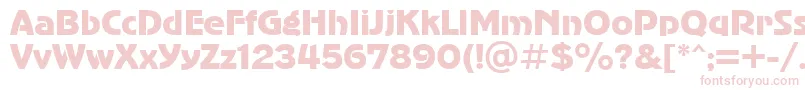 Advergothicctt Font – Pink Fonts on White Background