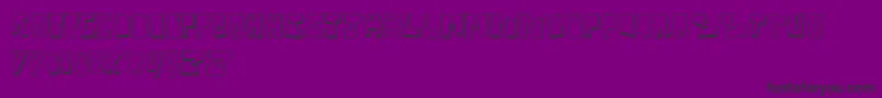 VandalOnTheFluid Font – Black Fonts on Purple Background