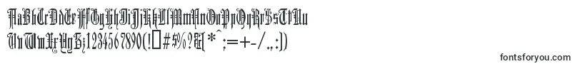 Шрифт Duerg – буквенные шрифты