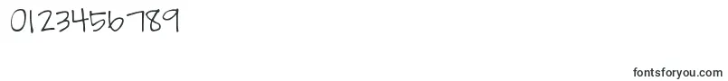 DjbFanGirl-Schriftart – Schriften für Zahlen und Nummern