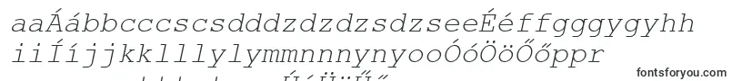 Couri0-Schriftart – ungarische Schriften