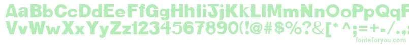 Oldbold Font – Green Fonts on White Background