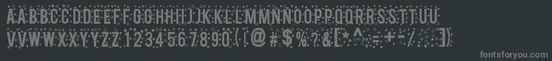 StarsTfb Font – Gray Fonts on Black Background