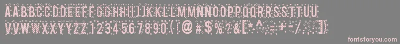 StarsTfb Font – Pink Fonts on Gray Background