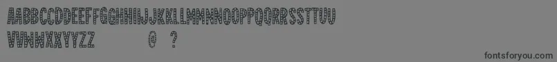 Jealousmintdemo Font – Black Fonts on Gray Background