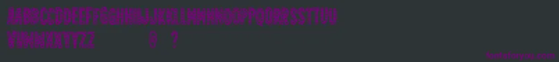 Jealousmintdemo Font – Purple Fonts on Black Background