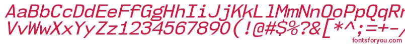 Nk57MonospaceNoRgIt Font – Red Fonts